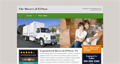 Desktop Screenshot of elpasomovingandstorageservice.com